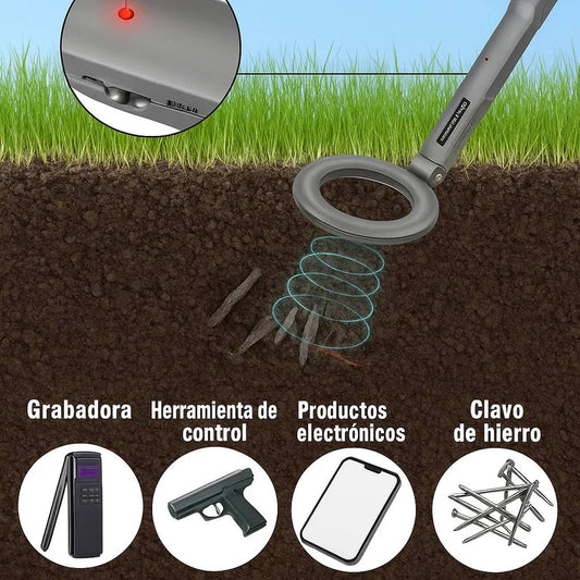 Detector de Metales PRO | Encuentra Oro, Monedas y Joyas en Guatemala