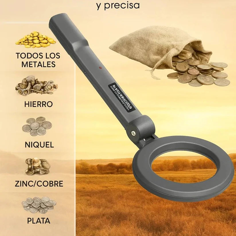 Detector de Metales PRO | Encuentra Oro, Monedas y Joyas en Guatemala